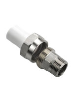 Муфта комб. разъемная ТРУБНАЯ, штуцер 20х1/2'' PP-R РВК