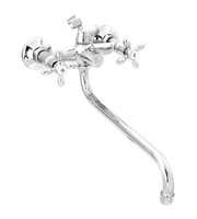 Смеситель Ванна DIABLO (рег.№377092) 1/2 м/к картридж. перекл. душа (430-R 82) Крест Капля 