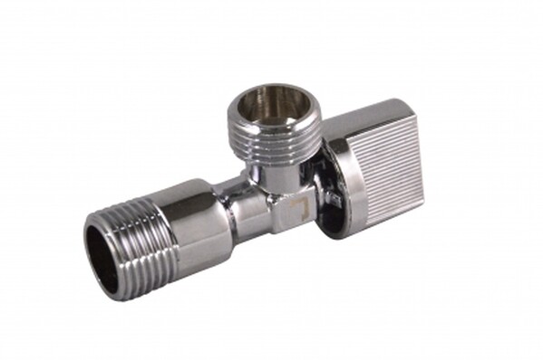 Кран угловой СТМ 1/2х1/2 ш/ш с отражателем, баб. CAME1212