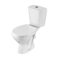 Унитаз-компакт Santeri "Pro" белый, прямой выпуск, антивсплеск (г.Воротынск) 1P2155S0000BF (+)