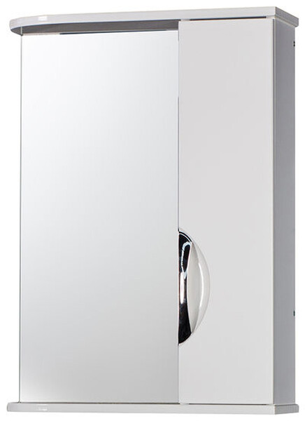 Зеркало-шкаф SANTREK HOME "Деко-60" (Белый) Правый 600х732х160