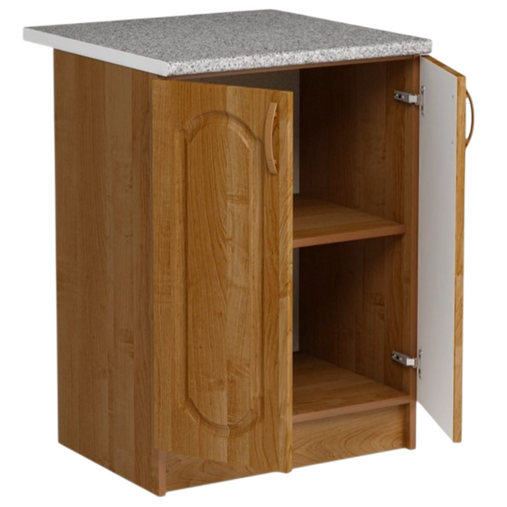 Рабочий стол 60 Ольха фасад МДФ столешница цвет (ГРАНИТ) SANTREK HOME