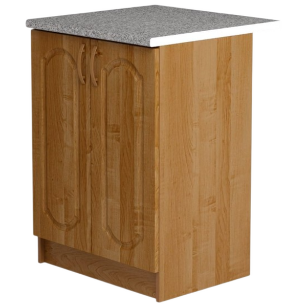 Рабочий стол 60 Ольха фасад МДФ столешница цвет (ГРАНИТ) SANTREK HOME