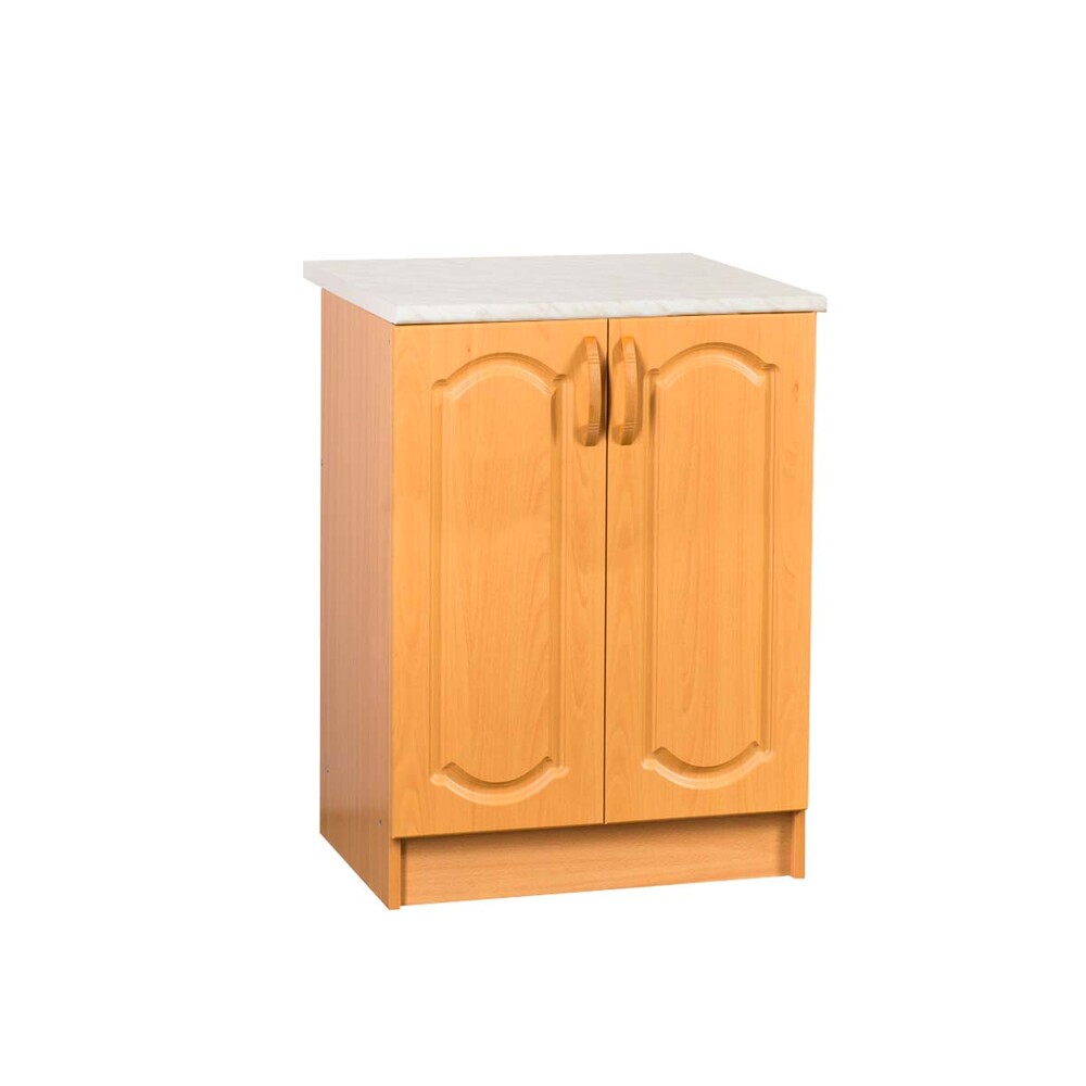 Рабочий стол 60 Бук фасад МДФ столешница цвет (КАРАРА) SANTREK HOME