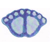 Коврик д/ванны 1 предм. ZALEL FOOT 50х70 голубой