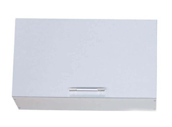 Шкаф горизонтальный над вытяжкой 60 Серебристый металлик фасад МДФ SANTREK HOME