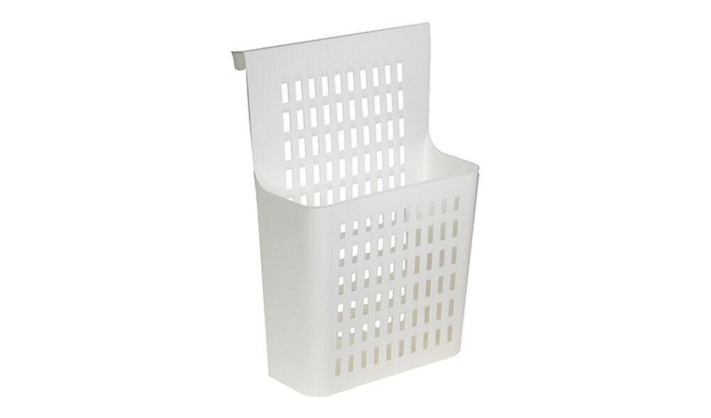 Корзина подвесная на дверь Белый 250х370х130мм ("М-пластика") (М 1592)