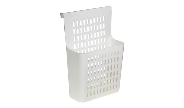 Корзина подвесная на дверь Белый 250х370х130мм ("М-пластика") (М 1592)