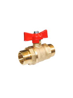 Кран вода лат. 11Б27п7 ДУ-15 1/2 ш/ш баб. Цветлит