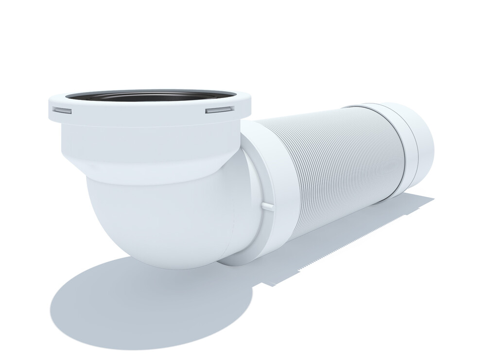 K732R Слив Ани для унитаза гибкий, L365-1085мм