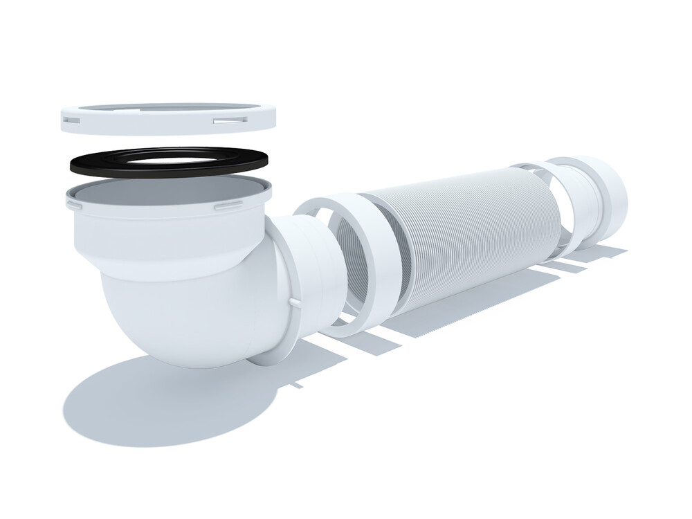 K732R Слив Ани для унитаза гибкий, L365-1085мм