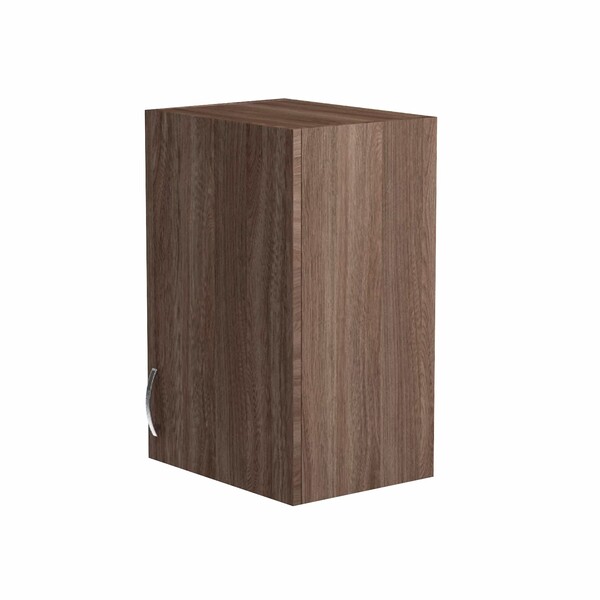 Шкаф для посуды 40 цвет Дуб темный SANTREK HOME (ЛДСП)