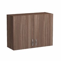 Шкаф для посуды 80 цвет Дуб темный SANTREK HOME (ЛДСП)