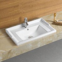 800-F70 Умывальник-столешница для ванной врезная 710х460х220 MELANA