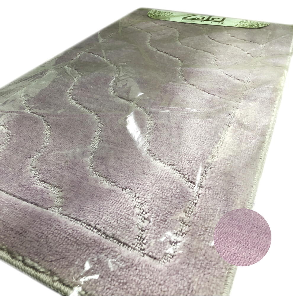 Коврик д/ванны 3 предм. ZALEL 60*100 сиреневый Турция