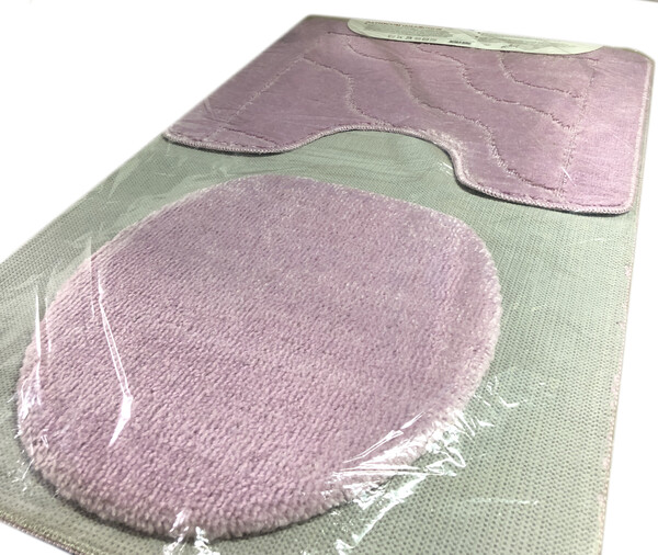 Коврик д/ванны 3 предм. ZALEL 60*100 сиреневый Турция