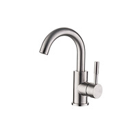 1098-3 Смеситель Тюльпан LEDEME d-35 НЕРЖАВЕЙКА (сатин)