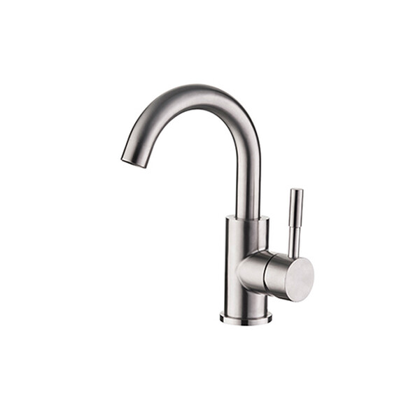 1098-3 Смеситель Тюльпан LEDEME d-35 НЕРЖАВЕЙКА (сатин)