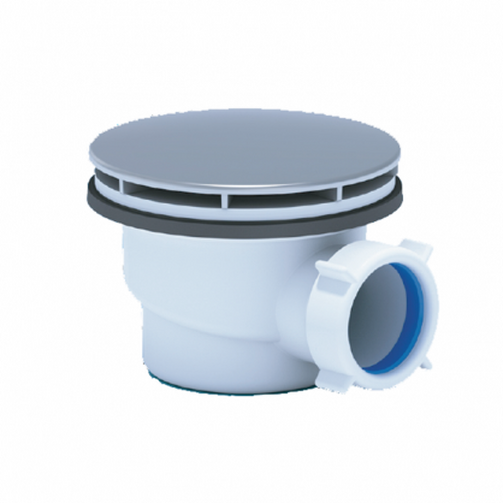 E320С Сифон для душ. поддона АНИ Пласт 1 1/2**90, h 65 хром