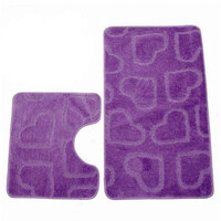 Коврик д/ванны 2 предм. ZALEL 60*100- сиреневый Турция