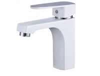 10301-2 Смеситель Тюльпан FRUD d-35 белый/хром, на гайке