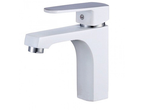 10301-2 Смеситель Тюльпан FRUD d-35 белый/хром, на гайке