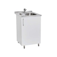 Тумба 50*50 Серебристый металлик фасад МДФ SANTREK HOME