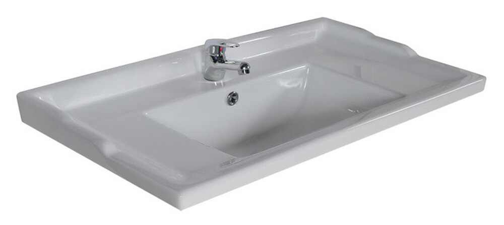 800-F60 Умывальник-столешница для ванной врезная 610х450х220 MELANA