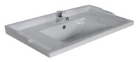 800-F60 Умывальник-столешница для ванной врезная 610х450х220 MELANA