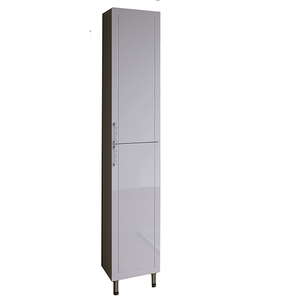 Пенал"VITTORIA - 30"-01 белый, правый Alavann