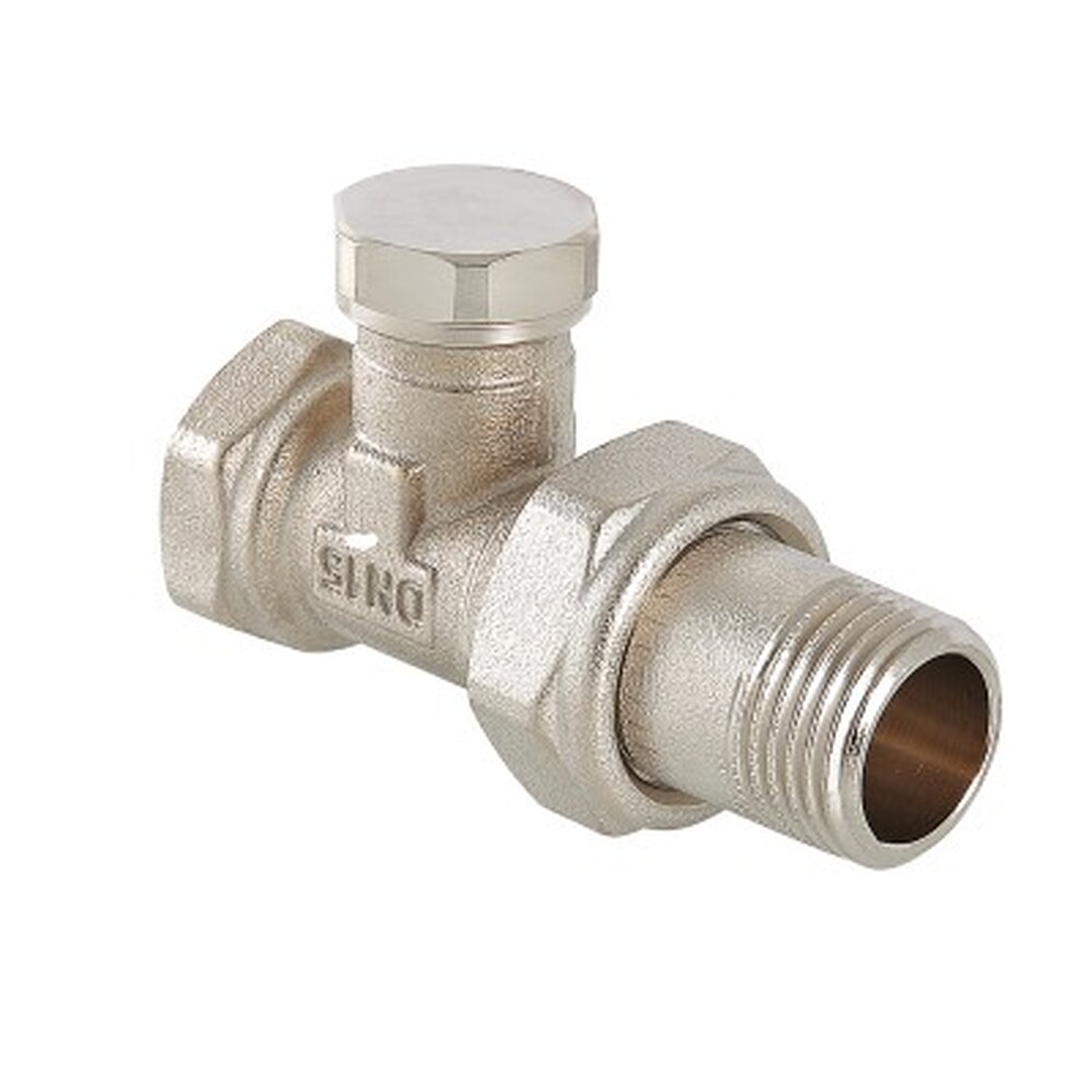 Клапан VALTEC настроечный, для радиатора, прямой. 1/2" (VT.020.N.04)