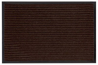 Коврик придверный влаговпитывающий с рельефом 60*90 коричн (1002)