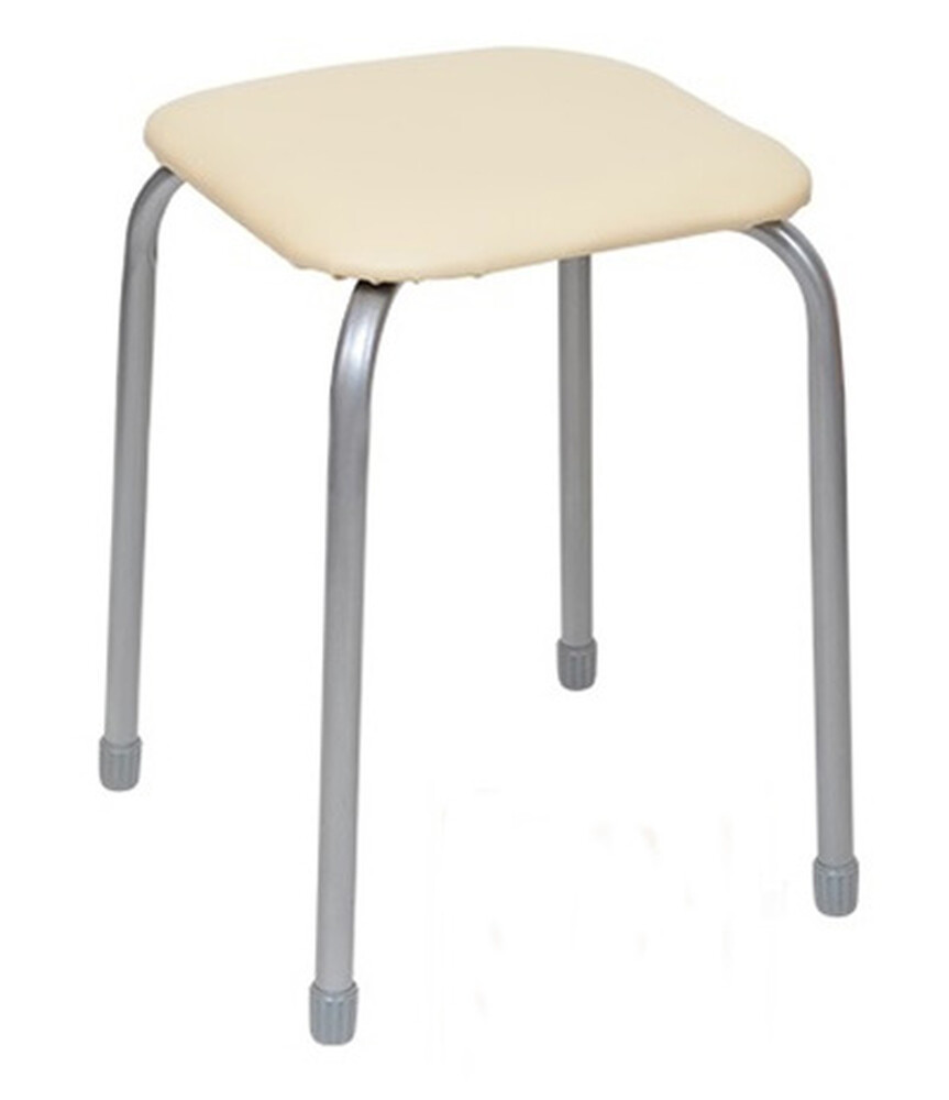 Табурет Эконом КВАДРАТ винилискожа Бежевый ТЭ3/Б NIKA*