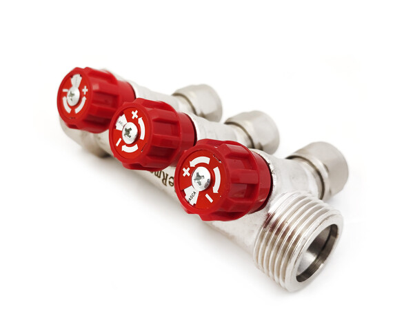 Коллектор 1" 3 ВЕНТИЛЯ*16