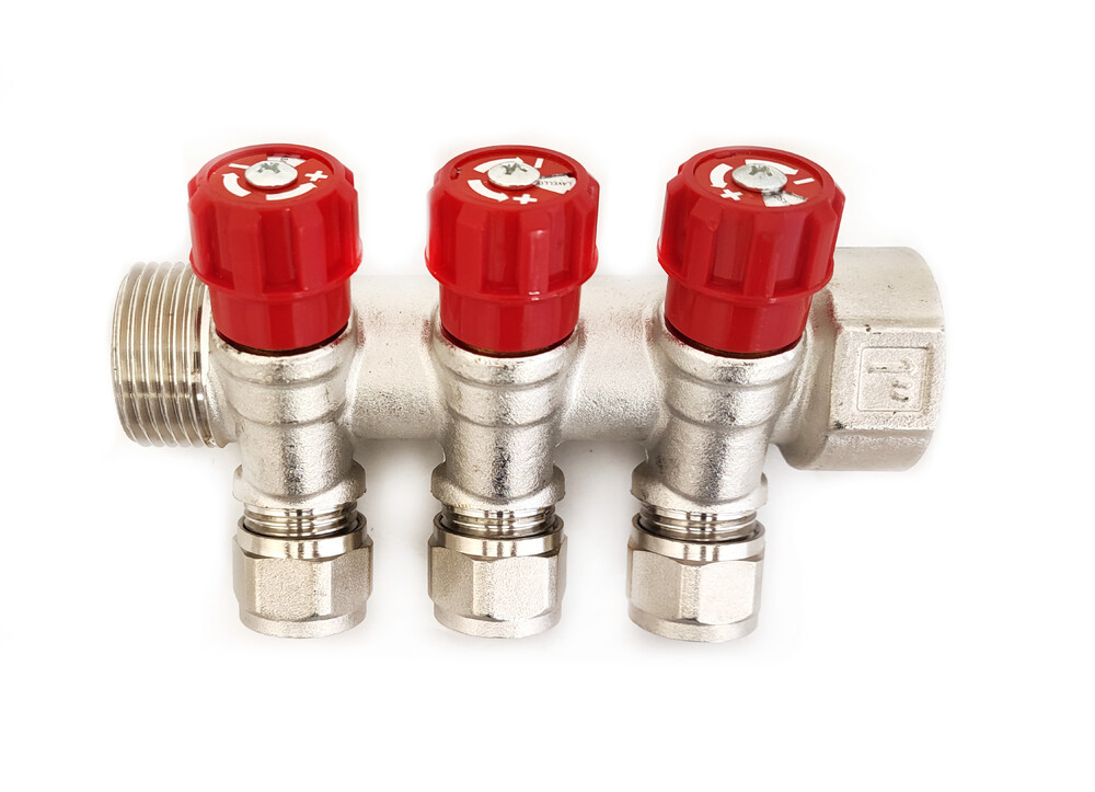 Коллектор 1" 3 ВЕНТИЛЯ*16