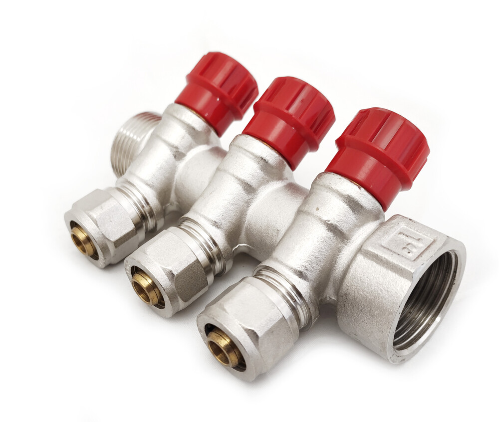 Коллектор 1" 3 ВЕНТИЛЯ*16