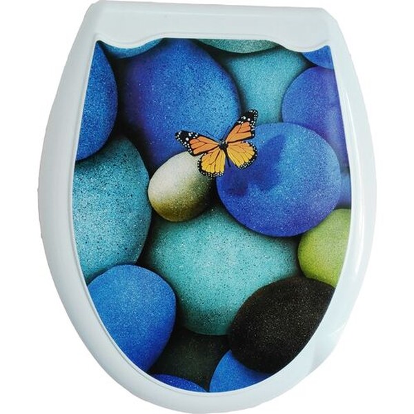 Сиденье д/унитаза жесткое ОКЕАН "Бабочка"