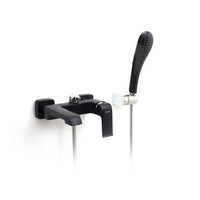 G3250 Cмеситель Ванна GAPPO d-35 короткий нос (черный)