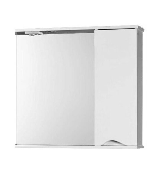 Зеркало-шкаф SANTREK HOME "Bello-C 70" (Белый глянец) с подсветкой 700х728х190*