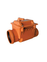 110 обратный клапан (рыжий, наружная канализация)