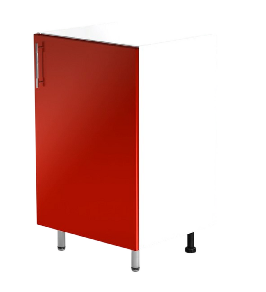 Тумба 50*50 Красный металлик фасад МДФ SANTREK HOME
