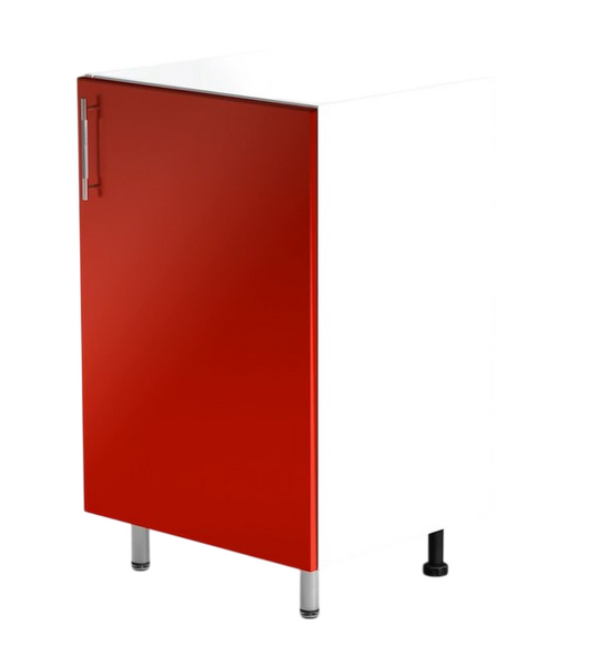Тумба 50*50 Красный металлик фасад МДФ SANTREK HOME