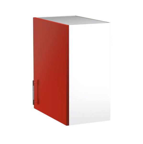 Шкаф для посуды 50 (под сушку) Красный металлик  фасад МДФ SANTREK HOME