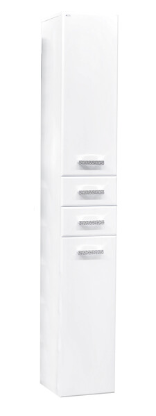 Пенал SANTREK HOME "Марта-30" (Белый) 2 двери 2 ящика Правый 300х1900х350