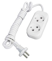 Эл-удлинитель 3м х 2роз.