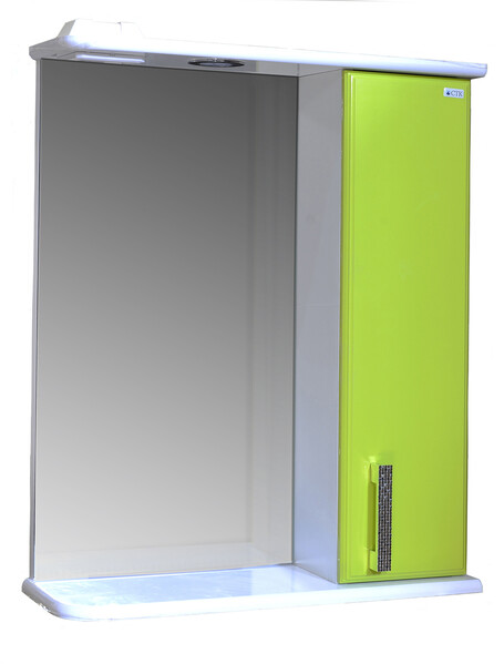 Зеркало-шкаф SANTREK HOME "Марта-55" (Лайм) Правый 550*725*180 *