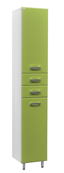 Пенал SANTREK HOME "Марта-35" (Лайм) 2 двери 2 ящика Правый 350х1900х350 *