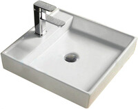 800-7657 Фигурный умывальник накладной 440х450х105 MELANA