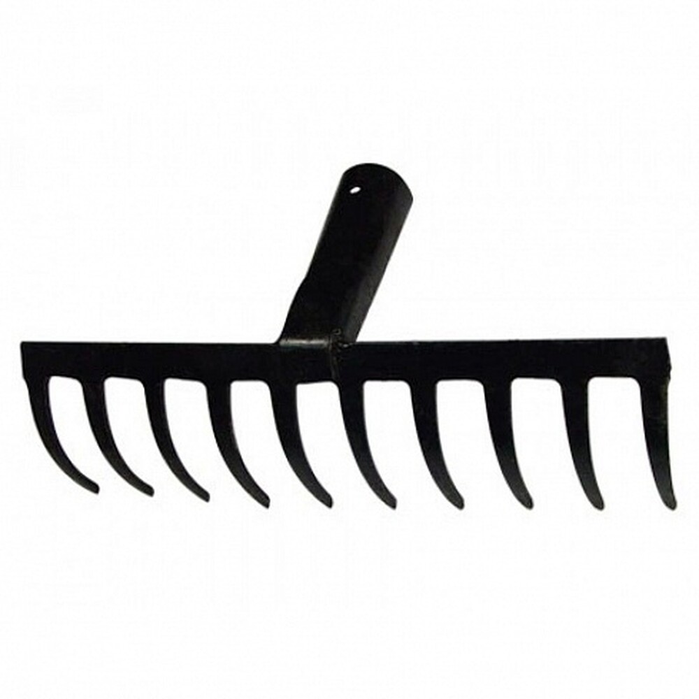 Грабли садово-огородные прямые 10 зубые б/ч