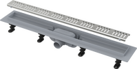 Водоотводящий желоб ALCAPLAST с решеткой из нерж. APZ10-750М (AG100401750) Чехия